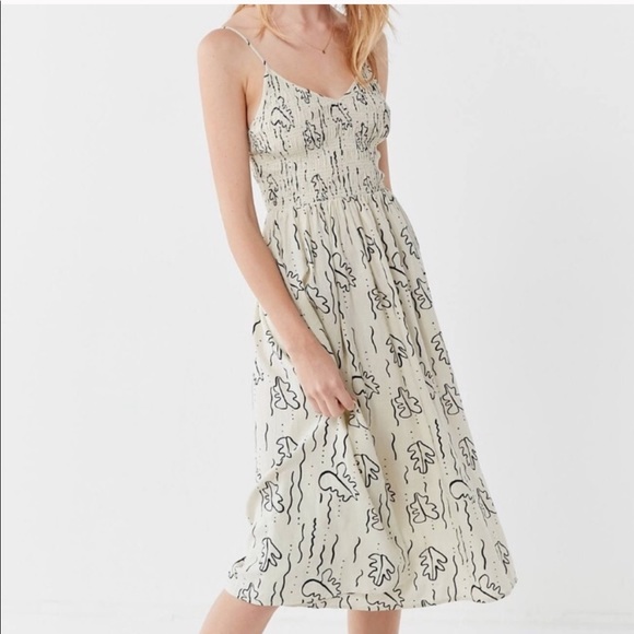 Urban Outfitters Dresses & Skirts - Urban Outfitters Doodle Print White Maxi Dress